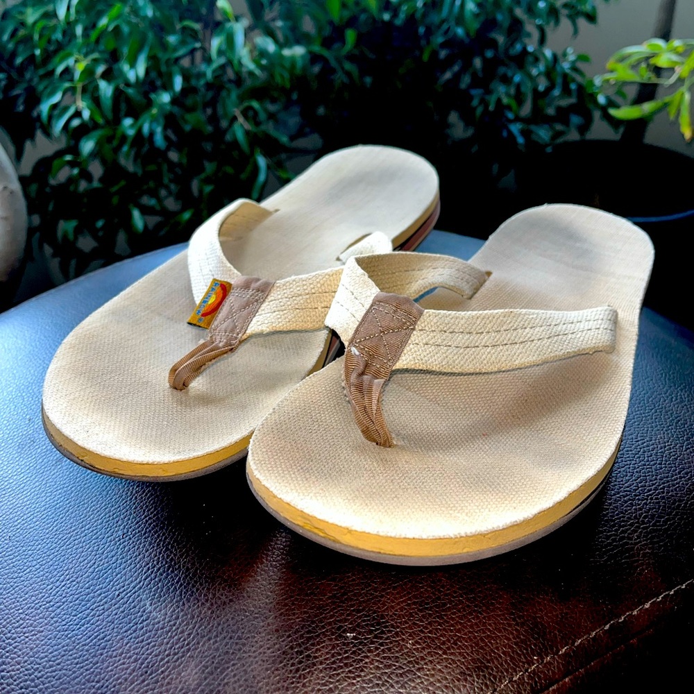 Mens Rainbow Flip Flops (2 pair)